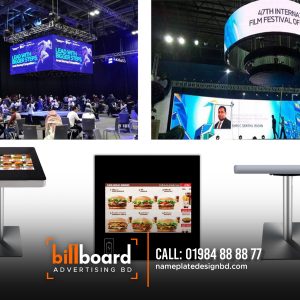 TV Billboard, Indoor and outdoor billboard