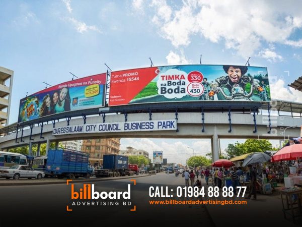 Five Major Benefits of Billboard Advertising. Create billboard designs. Billbaord Ads Rental Company Manufacturer Supplier Maker Mirpur Dhaka Bangladesh Advertising Agency. lamar advertising, billboard advertising. largest billboard companies in the us, lamar billboard cost. lamar billboards, lamar company.  lamar billboards near me, lamar billboards owner. best billboard ads of all time, billboard marketing strategy. billboard advertising effectiveness statistics, what is billboard advertising called. digital billboard advertising examples, billboard advertising advantages and disadvantages. newspaper advertising agency in dhaka bangladesh. top 10 advertising agency in bangladesh. list of advertising agency in bangladesh. top advertising agency in bangladesh. billboard advertising cost in bangladesh. billboard advertising in bangladesh. bangladesh agency list. advertising industry in bangladesh. Billboard advertising is the process of using a large scale digital or print ad to market a company, brand, product, service, or campaign. Billboards are typically placed in high-traffic areas, such as along highways and in cities. This helps make sure that they're seen by the highest number of drivers and pedestrians. Billboard advertising is effective for building brand awareness. This is because it broadcasts your business to as many people as possible. Because they’re in such busy areas, billboards tend to have the highest number of views and impressions when compared to other marketing methods. Does billboard advertising work? Until 3D digital billboards started going viral, many people were thinking that billboard advertising was a dated strategy. But while billboards are sometimes criticized for being disruptive, they're also quite effective. While billboard rental costs can be higher than digital advertising, there are many benefits to this type of marketing. In fact, the scale of the audience alone can create a big boost in brand awareness. How big a boost? Let's go over some statistics. Billboard Advertising Statistics Almost 82% of viewers can recall a digital out-of-home ad they saw over a month ago. 2022 Statista data shows that 32% of respondents like billboards, and 9% like them a lot. In comparison, a different Statista survey shows that online ads annoy 41% of respondents. And research from OOH Today says that out-of-home ads show much higher recall for consumers than: Live and streaming television Podcasts and radio Print ads Online ads Billboard advertising reception graphic These incredible numbers may be why top brands are increasing their OOH advertising spending. The Out of Home Advertising Association of America data says that 79% of the top 100 advertisers increased their spending in 2021. Of those, 32% doubled their spending. 27% of the top out-of-home advertisers are technology or D2C brands. Another important area of billboard statistics is the increase in digital billboard advertising. Per 2021 Statista data, there are 350,000 billboards in the United States. Of those, 9,600 are digital billboards. And consumers who see digital billboard advertising often take action. According to 2020 Statista research, 35% of respondents visit a website or search online after seeing a digital billboard. And 20% recommend that product or brand. Plus a 2023 Azoth Analytics report says that the global digital billboards market was worth over $18.5 billion in 2021. The report expects this figure to grow by 7% in the next five years, an increase of more than $1.2 billion. Billboard Advertising Cost The cost of billboard advertising depends on many factors. These include: Billboard location Total traffic in the area Estimated numbers of how many people will see your advertisement Billboard advertising costs are typically charged monthly. They can range anywhere from $250 on a rural highway to upwards of $50,000 in Times Square. The average cost runs around $850 for four weeks. Digital billboard costs start at a slightly higher price point. While some can charge as little as $10 per day, the average cost of a four-week campaign is $2,100. As mentioned above, billboard advertising is out-of-home (OOH) advertising. This is any advertising that reaches consumers when they’re outside their homes. Each OOH advertising opportunity gets an OOH rating. This rating ultimately determines its value and cost to advertisers. Geopath is a nonprofit organization that gives OOH ratings. To do this, it uses technology and media research to estimate the weekly impressions of every billboard in the country. Then, OOH advertising companies, like the companies that own the billboard spaces, pay Geopath for this data. Then they share this data with potential advertisers. According to Geopath, there are up to 10 determining factors that make up an OOH rating and, therefore, the cost of each billboard advertising opportunity. Here are the three main factors: Circulation This is the total number of people who pass by the billboard each week. Local transportation authorities collect and share this information. Demographics This refers to the age, gender, income level, and other characteristics of the traffic that passes the billboard. Geopath collects this information from travel surveys and local transportation authorities. Impressions This is the number of people who see the billboard. This information is calculated based on many factors including: The billboard’s circulation Billboard size How close it is to the road Billboard visibility Traffic speed beside the billboard But the cost of billboard advertising doesn’t stop with "renting" ad space. You must also consider the cost of designing the billboard as well as printing and construction. Depending on what kind of billboard you want to create, this could cost anywhere from $2,000 to $100,000. This cost won’t apply to every billboard, but is something to consider if you want to get creative with your billboard. If you outsource your billboard design, these fees start at $150 but will go up depending on the agency or designer you choose. The complexity of your desired design matters too. For example, if you plan to create a 30-second 3D animation for your digital billboard advertising, these costs could start as high as $1,000 per hour. Billboard Advertising ROI While digital billboard advertising is clearly a popular choice, it's also expensive. But 2022 data shows that digital billboards deliver a 38% ROI. Traditional billboards also have good ROI, with a 40% return on investment. Note: If you plan to run a digital billboard campaign to direct traffic to your website, this ROI calculator can help you figure out what to spend. Billboard advertising ROI may be lower than other forms of content marketing. That said, one of the most powerful reasons to advertise with a billboard is brand recognition. If that's your focus you may want to measure ROAS (return on ad spend) instead. Whether you're looking for a 3:1 or 5:1 return on your investment in billboard advertising, you'll need to do your research before committing. Then, make a plan to create and measure your billboard campaign for effectiveness. For example, adding a CTA with a unique URL to your billboard ad can help you track conversions. The billboard design tips below can also help you create a billboard with strong ROI. Billboard Design Tips and Examples If you’re going to invest in billboard advertising for millions to see, you want it to do its job. Here are a handful of billboard design tips and examples that’ll make sure your billboard is effective and eye-catching. Tell a (short) story. Successful billboards take viewers on a journey. Most billboard designs tell this story with imagery and maybe some text. In fact, most drivers stop reading after a few words. Use your billboard to show the essence of an idea or campaign rather than describing it with text. Apple’s iPhone challenges gather stunning images from iPhone users that highlight the photography features of the product. At the same time, they also add inspiration to public billboards. Billboard advertising examples: Apple iPhone Image Source A story doesn’t have to be complex to be exciting. This 3D digital billboard example from BMW tells the story of their latest model heading out for a quick drive. Make it bold and simple. Drivers or passersby only have a few seconds to get a glimpse at your billboard advertisement. To reach the highest number of viewers (and potential customers), keep your billboard design simple. After all, some people may be blowing by your billboard at 70 mph. Use big, bold fonts against contrasting background colors and avoid narrow, script fonts. Also, choose colors that stand out to viewers. If your billboard is in a rural area, avoid greens, blues, and browns. The fun example below plays with the traditional billboard format to quickly draw attention and engagement. Billboard advertising examples: Specsavers Image Source This billboard example is just text and color, but it makes a bold and clear statement. If your message is the most important part of your billboard, use design decisions like font, layout, and color to draw attention to it. Billboard advertising examples: Disability representation in film and television Image Source Consider its location. You may not have grown up in the neighborhood where you live, but you've probably lived there long enough to foster a certain sense of pride. So, when you wander by billboards that are authentic, you pay attention. Well-designed billboards reflect their location. They take advantage of sports teams, nicknames, nuances, or inside jokes related to the area. This can make the billboard (and brand) much more impressionable to those who see it. The popularity of the Shinjuku digital billboard in Tokyo, Japan makes it a hub for creative inventions like this example from Nike. Mobile billboard advertising like the example below can be where your audience is at the times they need what you’re offering. Billboard advertising examples: Location-specific billboard for coffee drinkers Image Source Some billboard advertising is temporary, but the local billboard below is now one of the icons of the city of Portland, OR. This article talks about the history of the Portland stag billboard and its origins as a sportswear brand advertisement. Billboard advertising examples: Portland stag billboard Make it interactive. Depending on your billboard's location, you may be able to design it so it interacts with its surrounding environment. This strategy makes your ad stick out among the noise. It grabs the attention of passersby. The billboard from Intel and Genvid below is also an interactive game that viewers can play with their mobile devices. Billboard advertising examples: Interactive billboard from Intel and Genvid Image Source Make it memorable. OOH advertising to stand out from the hustle and bustle of a regular commute (or the monotony of a long road trip). Your billboard shouldn’t be any different. We’ve all been there: you’re sitting in bumper-to-bumper traffic and your mind starts to wander. Your eye catches a flashy billboard on the side of the road. Maybe it makes you laugh, or maybe it piques your interest in an upcoming event or product. A smart advertising company chooses billboard locations for optimal viewing: not only will the right location have a lot of traffic, it will also connect your brand with the demographics most likely to take interest in your product or campaign. Billboard advertising isn’t new, in fact, outdoor advertising remains one of the most established marketing strategies. What Is Billboard Advertising? If you’ve ever left your home you’ve probably come into contact with a billboard. Billboards are large-scale form of advertising that market a specific brand or marketing campaign, and are usually placed in high-traffic areas. Billboard placement and design run the gamut: they might be in a city center or along a rural highway; some digital billboards are interactive, and some are 3-D. Categorized as out-of-home advertising (OOH), billboards are among the most common forms of outdoor advertising. By strategically using OOH, an advertising company can increase brand awareness by targeting commuters and foot traffic. Printed Billboard Types Bulletin Billboards Mural Advertising Billboard Posters Wallscape Advertising How Much Does Billboard Advertising Cost? Billboards are a relatively inexpensive form of advertising. While the cost of your billboard campaign will depend on several key factors, including location, length of time, and design, billboards have a high return-on-investment due to the sheer volume of viewers. Although OOH advertising is one of the most cost-effective forms of marketing, renting billboard space can quickly run into the six-figures if you choose a prime location. If you’re determined to rent billboard space in a high-volume area, you may be able to cut costs by keeping your design simple or creating the design in-house. Billboard Design Make Your Design Interactive Once you’ve narrowed down your ideal location, you’ll want to make sure your billboard design appeals to your target audience and the greatest number of people. By making your design interactive you’ll be more likely to capture the attention of your viewers. Consider the location and placement of the billboard, and see if there is a way your design can respond to its surroundings. If it's alongside a Los Angeles freeway, perhaps the content reflects on the ubiquity of traffic in LA. If it’s located in a neighborhood with lots of Victorian architecture, the content might include a historical reference. Be creative! Tell A Story with Your Design People respond best to information that comes in the form of a story. When you design your OOH ad, think of the story that you want to tell. Use images and minimal text to convey an idea. As with the best writing, an effective billboard will show rather than tell. Don’t burden your viewers with too many words; rely on images to tell a story about your brand or product. And don’t be too obscure: your target audience should be able to quickly understand any references. Make Your Design Memorable Remember that your viewers will only rest their eyes on your billboard for a couple of seconds at the most. The design has to be clean, to the point, and eye-catching. If you try to cram too many visuals into your design people won’t bother trying to unpack it all. Use big, bold fonts and simple images with contrasting colors. How To Get Your Billboard Designed When designing your billboard you have the option to create your design in-house or partner with a design company. In general, creating your design in-house will be more affordable, but your design capabilities will be more limited. A professional design company will have more insight into the latest trends and techniques, but their design costs can run upwards of $1k. Consider your priorities and internal bandwidth when making the decision. Billboard Locations One of the benefits of outdoor advertising is that thousands of commuters will see your content. Choosing the right location for your design is a critical component of your OOH marketing campaign, so look closely at your target demographics and consider where they’re most likely to see your content. Remember that an audience in San Francisco may not relate to the same content as an audience in more rural areas, for example. How To Choose Your Billboard Location Depending on your unique marketing campaign, you may not want to choose the most high-traffic areas. Your product may target a specific demographic that doesn’t necessarily frequent commercial city centers, for example. Billboard locations vary widely from state to state, so conduct thorough market research before landing on a location. And keep in mind that some states have laws governing billboard location and design. Vermont, for example, doesn’t permit billboards anywhere in the state. Billboard Advertising Statistics If you want to get started with your billboard advertising campaign, begin your research ASAP. Here are some handy statistics to get you started: There are likely over 2 million billboards in the United States today. About 80% of consumers said they noticed a billboard ad in 2019. Over 50% of people said they’ve been highly engaged by a billboard in the last month. At least 71% of people consciously look at billboards when driving. Pros and Cons of Billboard Advertising PRO - Billboards provide a wide reach. While some forms of targeted advertising can become overly niche, billboards cast a wide net and capture the attention of everyone passing by. No potential customers are left out when you employ a billboard advertising campaign. CON - Some billboards, especially digital billboards and those with 3-D elements, can be costly to design. PRO - Billboard ads are almost always placed to receive maximum exposure. That means there are few visual impediments, like buildings or trees, to block your design. CON - Not all billboard locations are created equal. The best designed billboard campaign can easily languish in a sub-optimal location if you don’t conduct proper research. What are the Advantages of Billboard Advertising? Billboards provide a wide reach. While some forms of targeted advertising can become overly niche, billboards cast a wide net and capture the attention of everyone passing by. No potential customers are left out when you employ a billboard advertising campaign. Other compelling reasons why billboards are great advertising strategy are: 1) Billboards are big and eye-catching 2) Billboards occupy a significant amount of space 3) Billboards can be catchy 4) Good billboards help reach the target audience 5) Today's technology makes it easy to target demographics 6) You can develop a demographic breakdown 7) You can place billboards where your target audience sees them 8) Billboards are a powerful tool to market your business 9) Billboards are a great way to advertise 10) Billboards are an effective marketing strategy 11) Billboards are a cost-effective advertising strategy 12) Billboards are a cheap way to advertise 13) Billboards are a quick way to advertise 14) Billboards are a creative way to advertise 15) Billboards can be used as a form....Impulse buying is very common among people who watch television shows or movies. People often buy things without thinking about it. A billboard can be used as a tool to encourage people to make immediate purchases. When you're on a roadtrip with your friends, and you see a billboard with tempting pizza, it will make your stomach growl and you'll want to stop and eat, even though you didn't plan to do so.Billboards are extremely effective advertising tools. They ensure brand exposure and brand recall. People who see billboards every day will recognize your logo or slogan. Your business name is remembered even after years. Billboards are effective because they reach people of all ages. They also provide a high return on investment. Radio ads and newspaper ads take more money but yield less returns. What Are the Disadvantages of Billboard Advertising? Billboards can be expensive. There are many factors to consider when choosing a billboard company. You need to know how much money you want to spend and what kind of return you expect. Your budget should include the cost of materials, labor, and other fees. You also need to pay attention to weather conditions, because billboards are usually made out of wood or metal. In addition, if the billboard is damaged by wind, rain, or snow, you could be liable for any damage caused by the billboard. A billboard is a medium used by companies to advertise their products. Like other advertising media, such as television, radio, newspapers, etc., it provides a limited amount of information about the product. However, unlike these other media, it allows for a brief, if not fleeting exposure period. This means that viewers cannot easily remember the company name, address, phone number, etc. A billboard ad is a stationary mode of advertising. It doesn't depend on people visiting the place. It focuses on mass marketing, and it can't be personalized. Most importantly, it can't deliver personalized messages that are more effective than those delivered by social media or mobile apps. Who Should Use Billboard Advertising Billboards are especially effective for brands and products that appeal to a wide swath of consumers. Since they receive wide exposure, billboards are less likely to appeal to companies who target a very specific subset of the population. Billboard ads are here to stay, so don’t neglect this critical advertising opportunity. Jump to Section What Is Billboard Advertising? Types of Billboards How Much Does Billboard Advertising Cost? Billboard Design Billboard Locations Billboard Advertising Statistics Pros and Cons of Billboard Advertising What are the Advantages of Billboard Advertising? What are the Disadvantages of Billboard Advertising? Who Should Use Billboard Advertising? Explore Other OOH Media Formats Direct Mail Marketing Digital Out of Home Media Place-Based Advertising Street Furniture Advertising Transit Advertising Windowscape Advertising"