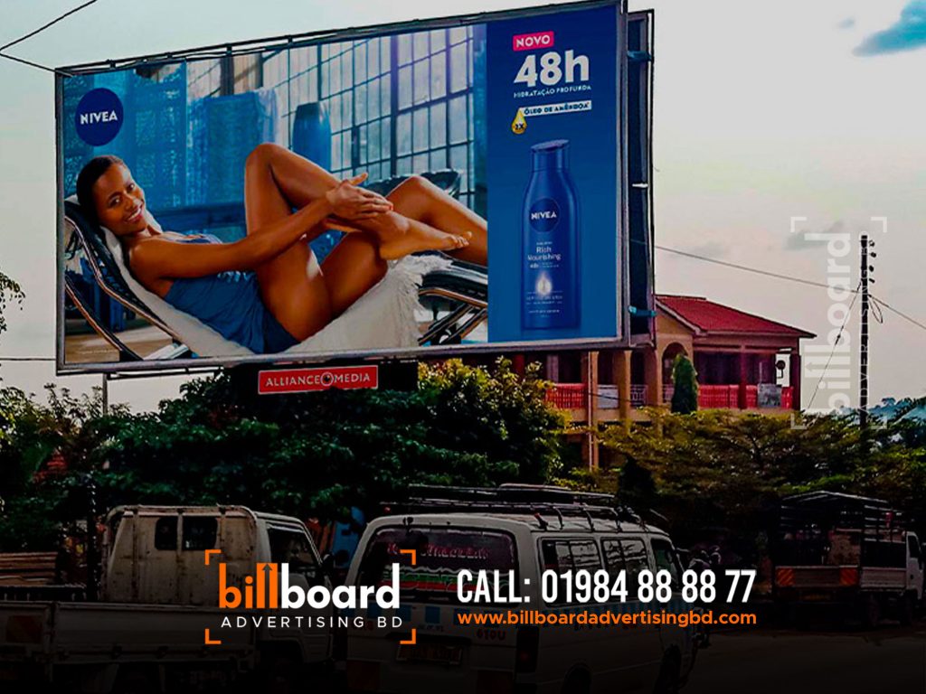 Product advertising billboard, oil advertising billboard bd, signage company in Bangladesh, gaming billboard, stadium billboard, gaming billboard, digital billboard price in Bangladesh  billboard bangladesh  led billboard in bangladesh  led display panel price in bangladesh  led display bd led display board suppliers in bangladesh  outdoor led display screen price in bangladesh  outdoor digital display board price in bangladesh , Five Major Benefits of Billboard Advertising. Create billboard designs. Billbaord Ads Rental Company Manufacturer Supplier Maker Mirpur Dhaka Bangladesh Advertising Agency. lamar advertising, billboard advertising. largest billboard companies in the us, lamar billboard cost. lamar billboards, lamar company.  lamar billboards near me, lamar billboards owner. best billboard ads of all time, billboard marketing strategy. billboard advertising effectiveness statistics, what is billboard advertising called. digital billboard advertising examples, billboard advertising advantages and disadvantages. newspaper advertising agency in dhaka bangladesh. top 10 advertising agency in bangladesh. list of advertising agency in bangladesh. top advertising agency in bangladesh. billboard advertising cost in bangladesh. billboard advertising in bangladesh. bangladesh agency list. advertising industry in bangladesh. Billboard advertising is the process of using a large scale digital or print ad to market a company, brand, product, service, or campaign. Billboards are typically placed in high-traffic areas, such as along highways and in cities. This helps make sure that they're seen by the highest number of drivers and pedestrians. Billboard advertising is effective for building brand awareness. This is because it broadcasts your business to as many people as possible. Because they’re in such busy areas, billboards tend to have the highest number of views and impressions when compared to other marketing methods. Does billboard advertising work? Until 3D digital billboards started going viral, many people were thinking that billboard advertising was a dated strategy. But while billboards are sometimes criticized for being disruptive, they're also quite effective. While billboard rental costs can be higher than digital advertising, there are many benefits to this type of marketing. In fact, the scale of the audience alone can create a big boost in brand awareness. How big a boost? Let's go over some statistics. Billboard Advertising Statistics Almost 82% of viewers can recall a digital out-of-home ad they saw over a month ago. 2022 Statista data shows that 32% of respondents like billboards, and 9% like them a lot. In comparison, a different Statista survey shows that online ads annoy 41% of respondents. And research from OOH Today says that out-of-home ads show much higher recall for consumers than: Live and streaming television Podcasts and radio Print ads Online ads Billboard advertising reception graphic These incredible numbers may be why top brands are increasing their OOH advertising spending. The Out of Home Advertising Association of America data says that 79% of the top 100 advertisers increased their spending in 2021. Of those, 32% doubled their spending. 27% of the top out-of-home advertisers are technology or D2C brands. Another important area of billboard statistics is the increase in digital billboard advertising. Per 2021 Statista data, there are 350,000 billboards in the United States. Of those, 9,600 are digital billboards. And consumers who see digital billboard advertising often take action. According to 2020 Statista research, 35% of respondents visit a website or search online after seeing a digital billboard. And 20% recommend that product or brand. Plus a 2023 Azoth Analytics report says that the global digital billboards market was worth over $18.5 billion in 2021. The report expects this figure to grow by 7% in the next five years, an increase of more than $1.2 billion. Billboard Advertising Cost The cost of billboard advertising depends on many factors. These include: Billboard location Total traffic in the area Estimated numbers of how many people will see your advertisement Billboard advertising costs are typically charged monthly. They can range anywhere from $250 on a rural highway to upwards of $50,000 in Times Square. The average cost runs around $850 for four weeks. Digital billboard costs start at a slightly higher price point. While some can charge as little as $10 per day, the average cost of a four-week campaign is $2,100. As mentioned above, billboard advertising is out-of-home (OOH) advertising. This is any advertising that reaches consumers when they’re outside their homes. Each OOH advertising opportunity gets an OOH rating. This rating ultimately determines its value and cost to advertisers. Geopath is a nonprofit organization that gives OOH ratings. To do this, it uses technology and media research to estimate the weekly impressions of every billboard in the country. Then, OOH advertising companies, like the companies that own the billboard spaces, pay Geopath for this data. Then they share this data with potential advertisers. According to Geopath, there are up to 10 determining factors that make up an OOH rating and, therefore, the cost of each billboard advertising opportunity. Here are the three main factors: Circulation This is the total number of people who pass by the billboard each week. Local transportation authorities collect and share this information. Demographics This refers to the age, gender, income level, and other characteristics of the traffic that passes the billboard. Geopath collects this information from travel surveys and local transportation authorities. Impressions This is the number of people who see the billboard. This information is calculated based on many factors including: The billboard’s circulation Billboard size How close it is to the road Billboard visibility Traffic speed beside the billboard But the cost of billboard advertising doesn’t stop with "renting" ad space. You must also consider the cost of designing the billboard as well as printing and construction. Depending on what kind of billboard you want to create, this could cost anywhere from $2,000 to $100,000. This cost won’t apply to every billboard, but is something to consider if you want to get creative with your billboard. If you outsource your billboard design, these fees start at $150 but will go up depending on the agency or designer you choose. The complexity of your desired design matters too. For example, if you plan to create a 30-second 3D animation for your digital billboard advertising, these costs could start as high as $1,000 per hour. Billboard Advertising ROI While digital billboard advertising is clearly a popular choice, it's also expensive. But 2022 data shows that digital billboards deliver a 38% ROI. Traditional billboards also have good ROI, with a 40% return on investment. Note: If you plan to run a digital billboard campaign to direct traffic to your website, this ROI calculator can help you figure out what to spend. Billboard advertising ROI may be lower than other forms of content marketing. That said, one of the most powerful reasons to advertise with a billboard is brand recognition. If that's your focus you may want to measure ROAS (return on ad spend) instead. Whether you're looking for a 3:1 or 5:1 return on your investment in billboard advertising, you'll need to do your research before committing. Then, make a plan to create and measure your billboard campaign for effectiveness. For example, adding a CTA with a unique URL to your billboard ad can help you track conversions. The billboard design tips below can also help you create a billboard with strong ROI. Billboard Design Tips and Examples If you’re going to invest in billboard advertising for millions to see, you want it to do its job. Here are a handful of billboard design tips and examples that’ll make sure your billboard is effective and eye-catching. Tell a (short) story. Successful billboards take viewers on a journey. Most billboard designs tell this story with imagery and maybe some text. In fact, most drivers stop reading after a few words. Use your billboard to show the essence of an idea or campaign rather than describing it with text. Apple’s iPhone challenges gather stunning images from iPhone users that highlight the photography features of the product. At the same time, they also add inspiration to public billboards. Billboard advertising examples: Apple iPhone Image Source A story doesn’t have to be complex to be exciting. This 3D digital billboard example from BMW tells the story of their latest model heading out for a quick drive. Make it bold and simple. Drivers or passersby only have a few seconds to get a glimpse at your billboard advertisement. To reach the highest number of viewers (and potential customers), keep your billboard design simple. After all, some people may be blowing by your billboard at 70 mph. Use big, bold fonts against contrasting background colors and avoid narrow, script fonts. Also, choose colors that stand out to viewers. If your billboard is in a rural area, avoid greens, blues, and browns. The fun example below plays with the traditional billboard format to quickly draw attention and engagement. Billboard advertising examples: Specsavers Image Source This billboard example is just text and color, but it makes a bold and clear statement. If your message is the most important part of your billboard, use design decisions like font, layout, and color to draw attention to it. Billboard advertising examples: Disability representation in film and television Image Source Consider its location. You may not have grown up in the neighborhood where you live, but you've probably lived there long enough to foster a certain sense of pride. So, when you wander by billboards that are authentic, you pay attention. Well-designed billboards reflect their location. They take advantage of sports teams, nicknames, nuances, or inside jokes related to the area. This can make the billboard (and brand) much more impressionable to those who see it. The popularity of the Shinjuku digital billboard in Tokyo, Japan makes it a hub for creative inventions like this example from Nike. Mobile billboard advertising like the example below can be where your audience is at the times they need what you’re offering. Billboard advertising examples: Location-specific billboard for coffee drinkers Image Source Some billboard advertising is temporary, but the local billboard below is now one of the icons of the city of Portland, OR. This article talks about the history of the Portland stag billboard and its origins as a sportswear brand advertisement. Billboard advertising examples: Portland stag billboard Make it interactive. Depending on your billboard's location, you may be able to design it so it interacts with its surrounding environment. This strategy makes your ad stick out among the noise. It grabs the attention of passersby. The billboard from Intel and Genvid below is also an interactive game that viewers can play with their mobile devices. Billboard advertising examples: Interactive billboard from Intel and Genvid Image Source Make it memorable. OOH advertising to stand out from the hustle and bustle of a regular commute (or the monotony of a long road trip). Your billboard shouldn’t be any different. We’ve all been there: you’re sitting in bumper-to-bumper traffic and your mind starts to wander. Your eye catches a flashy billboard on the side of the road. Maybe it makes you laugh, or maybe it piques your interest in an upcoming event or product. A smart advertising company chooses billboard locations for optimal viewing: not only will the right location have a lot of traffic, it will also connect your brand with the demographics most likely to take interest in your product or campaign. Billboard advertising isn’t new, in fact, outdoor advertising remains one of the most established marketing strategies. What Is Billboard Advertising? If you’ve ever left your home you’ve probably come into contact with a billboard. Billboards are large-scale form of advertising that market a specific brand or marketing campaign, and are usually placed in high-traffic areas. Billboard placement and design run the gamut: they might be in a city center or along a rural highway; some digital billboards are interactive, and some are 3-D. Categorized as out-of-home advertising (OOH), billboards are among the most common forms of outdoor advertising. By strategically using OOH, an advertising company can increase brand awareness by targeting commuters and foot traffic. Printed Billboard Types Bulletin Billboards Mural Advertising Billboard Posters Wallscape Advertising How Much Does Billboard Advertising Cost? Billboards are a relatively inexpensive form of advertising. While the cost of your billboard campaign will depend on several key factors, including location, length of time, and design, billboards have a high return-on-investment due to the sheer volume of viewers. Although OOH advertising is one of the most cost-effective forms of marketing, renting billboard space can quickly run into the six-figures if you choose a prime location. If you’re determined to rent billboard space in a high-volume area, you may be able to cut costs by keeping your design simple or creating the design in-house. Billboard Design Make Your Design Interactive Once you’ve narrowed down your ideal location, you’ll want to make sure your billboard design appeals to your target audience and the greatest number of people. By making your design interactive you’ll be more likely to capture the attention of your viewers. Consider the location and placement of the billboard, and see if there is a way your design can respond to its surroundings. If it's alongside a Los Angeles freeway, perhaps the content reflects on the ubiquity of traffic in LA. If it’s located in a neighborhood with lots of Victorian architecture, the content might include a historical reference. Be creative! Tell A Story with Your Design People respond best to information that comes in the form of a story. When you design your OOH ad, think of the story that you want to tell. Use images and minimal text to convey an idea. As with the best writing, an effective billboard will show rather than tell. Don’t burden your viewers with too many words; rely on images to tell a story about your brand or product. And don’t be too obscure: your target audience should be able to quickly understand any references. Make Your Design Memorable Remember that your viewers will only rest their eyes on your billboard for a couple of seconds at the most. The design has to be clean, to the point, and eye-catching. If you try to cram too many visuals into your design people won’t bother trying to unpack it all. Use big, bold fonts and simple images with contrasting colors. How To Get Your Billboard Designed When designing your billboard you have the option to create your design in-house or partner with a design company. In general, creating your design in-house will be more affordable, but your design capabilities will be more limited. A professional design company will have more insight into the latest trends and techniques, but their design costs can run upwards of $1k. Consider your priorities and internal bandwidth when making the decision. Billboard Locations One of the benefits of outdoor advertising is that thousands of commuters will see your content. Choosing the right location for your design is a critical component of your OOH marketing campaign, so look closely at your target demographics and consider where they’re most likely to see your content. Remember that an audience in San Francisco may not relate to the same content as an audience in more rural areas, for example. How To Choose Your Billboard Location Depending on your unique marketing campaign, you may not want to choose the most high-traffic areas. Your product may target a specific demographic that doesn’t necessarily frequent commercial city centers, for example. Billboard locations vary widely from state to state, so conduct thorough market research before landing on a location. And keep in mind that some states have laws governing billboard location and design. Vermont, for example, doesn’t permit billboards anywhere in the state. Billboard Advertising Statistics If you want to get started with your billboard advertising campaign, begin your research ASAP. Here are some handy statistics to get you started: There are likely over 2 million billboards in the United States today. About 80% of consumers said they noticed a billboard ad in 2019. Over 50% of people said they’ve been highly engaged by a billboard in the last month. At least 71% of people consciously look at billboards when driving. Pros and Cons of Billboard Advertising PRO - Billboards provide a wide reach. While some forms of targeted advertising can become overly niche, billboards cast a wide net and capture the attention of everyone passing by. No potential customers are left out when you employ a billboard advertising campaign. CON - Some billboards, especially digital billboards and those with 3-D elements, can be costly to design. PRO - Billboard ads are almost always placed to receive maximum exposure. That means there are few visual impediments, like buildings or trees, to block your design. CON - Not all billboard locations are created equal. The best designed billboard campaign can easily languish in a sub-optimal location if you don’t conduct proper research. What are the Advantages of Billboard Advertising? Billboards provide a wide reach. While some forms of targeted advertising can become overly niche, billboards cast a wide net and capture the attention of everyone passing by. No potential customers are left out when you employ a billboard advertising campaign. Other compelling reasons why billboards are great advertising strategy are: 1) Billboards are big and eye-catching 2) Billboards occupy a significant amount of space 3) Billboards can be catchy 4) Good billboards help reach the target audience 5) Today's technology makes it easy to target demographics 6) You can develop a demographic breakdown 7) You can place billboards where your target audience sees them 8) Billboards are a powerful tool to market your business 9) Billboards are a great way to advertise 10) Billboards are an effective marketing strategy 11) Billboards are a cost-effective advertising strategy 12) Billboards are a cheap way to advertise 13) Billboards are a quick way to advertise 14) Billboards are a creative way to advertise 15) Billboards can be used as a form....Impulse buying is very common among people who watch television shows or movies. People often buy things without thinking about it. A billboard can be used as a tool to encourage people to make immediate purchases. When you're on a roadtrip with your friends, and you see a billboard with tempting pizza, it will make your stomach growl and you'll want to stop and eat, even though you didn't plan to do so.Billboards are extremely effective advertising tools. They ensure brand exposure and brand recall. People who see billboards every day will recognize your logo or slogan. Your business name is remembered even after years. Billboards are effective because they reach people of all ages. They also provide a high return on investment. Radio ads and newspaper ads take more money but yield less returns. What Are the Disadvantages of Billboard Advertising? Billboards can be expensive. There are many factors to consider when choosing a billboard company. You need to know how much money you want to spend and what kind of return you expect. Your budget should include the cost of materials, labor, and other fees. You also need to pay attention to weather conditions, because billboards are usually made out of wood or metal. In addition, if the billboard is damaged by wind, rain, or snow, you could be liable for any damage caused by the billboard. A billboard is a medium used by companies to advertise their products. Like other advertising media, such as television, radio, newspapers, etc., it provides a limited amount of information about the product. However, unlike these other media, it allows for a brief, if not fleeting exposure period. This means that viewers cannot easily remember the company name, address, phone number, etc. A billboard ad is a stationary mode of advertising. It doesn't depend on people visiting the place. It focuses on mass marketing, and it can't be personalized. Most importantly, it can't deliver personalized messages that are more effective than those delivered by social media or mobile apps. Who Should Use Billboard Advertising Billboards are especially effective for brands and products that appeal to a wide swath of consumers. Since they receive wide exposure, billboards are less likely to appeal to companies who target a very specific subset of the population. Billboard ads are here to stay, so don’t neglect this critical advertising opportunity. Jump to Section What Is Billboard Advertising? Types of Billboards How Much Does Billboard Advertising Cost? Billboard Design Billboard Locations Billboard Advertising Statistics Pros and Cons of Billboard Advertising What are the Advantages of Billboard Advertising? What are the Disadvantages of Billboard Advertising? Who Should Use Billboard Advertising? Explore Other OOH Media Formats Direct Mail Marketing Digital Out of Home Media Place-Based Advertising Street Furniture Advertising Transit Advertising Windowscape Advertising"