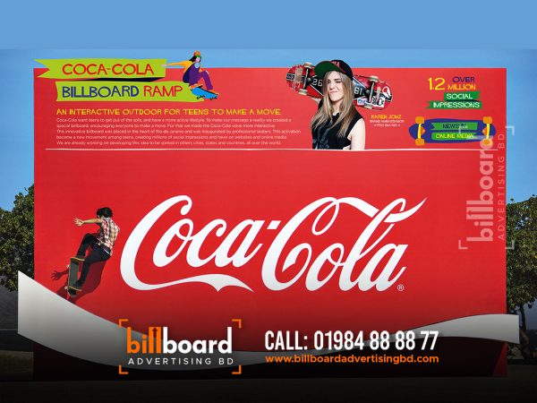 Billboard ramp, coco cola, billboard, digital billboard in dhaka bangladesh mirpur chittagong, Five Major Benefits of Billboard Advertising. Create billboard designs. Billbaord Ads Rental Company Manufacturer Supplier Maker Mirpur Dhaka Bangladesh Advertising Agency. lamar advertising, billboard advertising. largest billboard companies in the us, lamar billboard cost. lamar billboards, lamar company.  lamar billboards near me, lamar billboards owner. best billboard ads of all time, billboard marketing strategy. billboard advertising effectiveness statistics, what is billboard advertising called. digital billboard advertising examples, billboard advertising advantages and disadvantages. newspaper advertising agency in dhaka bangladesh. top 10 advertising agency in bangladesh. list of advertising agency in bangladesh. top advertising agency in bangladesh. billboard advertising cost in bangladesh. billboard advertising in bangladesh. bangladesh agency list. advertising industry in bangladesh. Billboard advertising is the process of using a large scale digital or print ad to market a company, brand, product, service, or campaign. Billboards are typically placed in high-traffic areas, such as along highways and in cities. This helps make sure that they're seen by the highest number of drivers and pedestrians. Billboard advertising is effective for building brand awareness. This is because it broadcasts your business to as many people as possible. Because they’re in such busy areas, billboards tend to have the highest number of views and impressions when compared to other marketing methods. Does billboard advertising work? Until 3D digital billboards started going viral, many people were thinking that billboard advertising was a dated strategy. But while billboards are sometimes criticized for being disruptive, they're also quite effective. While billboard rental costs can be higher than digital advertising, there are many benefits to this type of marketing. In fact, the scale of the audience alone can create a big boost in brand awareness. How big a boost? Let's go over some statistics. Billboard Advertising Statistics Almost 82% of viewers can recall a digital out-of-home ad they saw over a month ago. 2022 Statista data shows that 32% of respondents like billboards, and 9% like them a lot. In comparison, a different Statista survey shows that online ads annoy 41% of respondents. And research from OOH Today says that out-of-home ads show much higher recall for consumers than: Live and streaming television Podcasts and radio Print ads Online ads Billboard advertising reception graphic These incredible numbers may be why top brands are increasing their OOH advertising spending. The Out of Home Advertising Association of America data says that 79% of the top 100 advertisers increased their spending in 2021. Of those, 32% doubled their spending. 27% of the top out-of-home advertisers are technology or D2C brands. Another important area of billboard statistics is the increase in digital billboard advertising. Per 2021 Statista data, there are 350,000 billboards in the United States. Of those, 9,600 are digital billboards. And consumers who see digital billboard advertising often take action. According to 2020 Statista research, 35% of respondents visit a website or search online after seeing a digital billboard. And 20% recommend that product or brand. Plus a 2023 Azoth Analytics report says that the global digital billboards market was worth over $18.5 billion in 2021. The report expects this figure to grow by 7% in the next five years, an increase of more than $1.2 billion. Billboard Advertising Cost The cost of billboard advertising depends on many factors. These include: Billboard location Total traffic in the area Estimated numbers of how many people will see your advertisement Billboard advertising costs are typically charged monthly. They can range anywhere from $250 on a rural highway to upwards of $50,000 in Times Square. The average cost runs around $850 for four weeks. Digital billboard costs start at a slightly higher price point. While some can charge as little as $10 per day, the average cost of a four-week campaign is $2,100. As mentioned above, billboard advertising is out-of-home (OOH) advertising. This is any advertising that reaches consumers when they’re outside their homes. Each OOH advertising opportunity gets an OOH rating. This rating ultimately determines its value and cost to advertisers. Geopath is a nonprofit organization that gives OOH ratings. To do this, it uses technology and media research to estimate the weekly impressions of every billboard in the country. Then, OOH advertising companies, like the companies that own the billboard spaces, pay Geopath for this data. Then they share this data with potential advertisers. According to Geopath, there are up to 10 determining factors that make up an OOH rating and, therefore, the cost of each billboard advertising opportunity. Here are the three main factors: Circulation This is the total number of people who pass by the billboard each week. Local transportation authorities collect and share this information. Demographics This refers to the age, gender, income level, and other characteristics of the traffic that passes the billboard. Geopath collects this information from travel surveys and local transportation authorities. Impressions This is the number of people who see the billboard. This information is calculated based on many factors including: The billboard’s circulation Billboard size How close it is to the road Billboard visibility Traffic speed beside the billboard But the cost of billboard advertising doesn’t stop with "renting" ad space. You must also consider the cost of designing the billboard as well as printing and construction. Depending on what kind of billboard you want to create, this could cost anywhere from $2,000 to $100,000. This cost won’t apply to every billboard, but is something to consider if you want to get creative with your billboard. If you outsource your billboard design, these fees start at $150 but will go up depending on the agency or designer you choose. The complexity of your desired design matters too. For example, if you plan to create a 30-second 3D animation for your digital billboard advertising, these costs could start as high as $1,000 per hour. Billboard Advertising ROI While digital billboard advertising is clearly a popular choice, it's also expensive. But 2022 data shows that digital billboards deliver a 38% ROI. Traditional billboards also have good ROI, with a 40% return on investment. Note: If you plan to run a digital billboard campaign to direct traffic to your website, this ROI calculator can help you figure out what to spend. Billboard advertising ROI may be lower than other forms of content marketing. That said, one of the most powerful reasons to advertise with a billboard is brand recognition. If that's your focus you may want to measure ROAS (return on ad spend) instead. Whether you're looking for a 3:1 or 5:1 return on your investment in billboard advertising, you'll need to do your research before committing. Then, make a plan to create and measure your billboard campaign for effectiveness. For example, adding a CTA with a unique URL to your billboard ad can help you track conversions. The billboard design tips below can also help you create a billboard with strong ROI. Billboard Design Tips and Examples If you’re going to invest in billboard advertising for millions to see, you want it to do its job. Here are a handful of billboard design tips and examples that’ll make sure your billboard is effective and eye-catching. Tell a (short) story. Successful billboards take viewers on a journey. Most billboard designs tell this story with imagery and maybe some text. In fact, most drivers stop reading after a few words. Use your billboard to show the essence of an idea or campaign rather than describing it with text. Apple’s iPhone challenges gather stunning images from iPhone users that highlight the photography features of the product. At the same time, they also add inspiration to public billboards. Billboard advertising examples: Apple iPhone Image Source A story doesn’t have to be complex to be exciting. This 3D digital billboard example from BMW tells the story of their latest model heading out for a quick drive. Make it bold and simple. Drivers or passersby only have a few seconds to get a glimpse at your billboard advertisement. To reach the highest number of viewers (and potential customers), keep your billboard design simple. After all, some people may be blowing by your billboard at 70 mph. Use big, bold fonts against contrasting background colors and avoid narrow, script fonts. Also, choose colors that stand out to viewers. If your billboard is in a rural area, avoid greens, blues, and browns. The fun example below plays with the traditional billboard format to quickly draw attention and engagement. Billboard advertising examples: Specsavers Image Source This billboard example is just text and color, but it makes a bold and clear statement. If your message is the most important part of your billboard, use design decisions like font, layout, and color to draw attention to it. Billboard advertising examples: Disability representation in film and television Image Source Consider its location. You may not have grown up in the neighborhood where you live, but you've probably lived there long enough to foster a certain sense of pride. So, when you wander by billboards that are authentic, you pay attention. Well-designed billboards reflect their location. They take advantage of sports teams, nicknames, nuances, or inside jokes related to the area. This can make the billboard (and brand) much more impressionable to those who see it. The popularity of the Shinjuku digital billboard in Tokyo, Japan makes it a hub for creative inventions like this example from Nike. Mobile billboard advertising like the example below can be where your audience is at the times they need what you’re offering. Billboard advertising examples: Location-specific billboard for coffee drinkers Image Source Some billboard advertising is temporary, but the local billboard below is now one of the icons of the city of Portland, OR. This article talks about the history of the Portland stag billboard and its origins as a sportswear brand advertisement. Billboard advertising examples: Portland stag billboard Make it interactive. Depending on your billboard's location, you may be able to design it so it interacts with its surrounding environment. This strategy makes your ad stick out among the noise. It grabs the attention of passersby. The billboard from Intel and Genvid below is also an interactive game that viewers can play with their mobile devices. Billboard advertising examples: Interactive billboard from Intel and Genvid Image Source Make it memorable. OOH advertising to stand out from the hustle and bustle of a regular commute (or the monotony of a long road trip). Your billboard shouldn’t be any different. We’ve all been there: you’re sitting in bumper-to-bumper traffic and your mind starts to wander. Your eye catches a flashy billboard on the side of the road. Maybe it makes you laugh, or maybe it piques your interest in an upcoming event or product. A smart advertising company chooses billboard locations for optimal viewing: not only will the right location have a lot of traffic, it will also connect your brand with the demographics most likely to take interest in your product or campaign. Billboard advertising isn’t new, in fact, outdoor advertising remains one of the most established marketing strategies. What Is Billboard Advertising? If you’ve ever left your home you’ve probably come into contact with a billboard. Billboards are large-scale form of advertising that market a specific brand or marketing campaign, and are usually placed in high-traffic areas. Billboard placement and design run the gamut: they might be in a city center or along a rural highway; some digital billboards are interactive, and some are 3-D. Categorized as out-of-home advertising (OOH), billboards are among the most common forms of outdoor advertising. By strategically using OOH, an advertising company can increase brand awareness by targeting commuters and foot traffic. Printed Billboard Types Bulletin Billboards Mural Advertising Billboard Posters Wallscape Advertising How Much Does Billboard Advertising Cost? Billboards are a relatively inexpensive form of advertising. While the cost of your billboard campaign will depend on several key factors, including location, length of time, and design, billboards have a high return-on-investment due to the sheer volume of viewers. Although OOH advertising is one of the most cost-effective forms of marketing, renting billboard space can quickly run into the six-figures if you choose a prime location. If you’re determined to rent billboard space in a high-volume area, you may be able to cut costs by keeping your design simple or creating the design in-house. Billboard Design Make Your Design Interactive Once you’ve narrowed down your ideal location, you’ll want to make sure your billboard design appeals to your target audience and the greatest number of people. By making your design interactive you’ll be more likely to capture the attention of your viewers. Consider the location and placement of the billboard, and see if there is a way your design can respond to its surroundings. If it's alongside a Los Angeles freeway, perhaps the content reflects on the ubiquity of traffic in LA. If it’s located in a neighborhood with lots of Victorian architecture, the content might include a historical reference. Be creative! Tell A Story with Your Design People respond best to information that comes in the form of a story. When you design your OOH ad, think of the story that you want to tell. Use images and minimal text to convey an idea. As with the best writing, an effective billboard will show rather than tell. Don’t burden your viewers with too many words; rely on images to tell a story about your brand or product. And don’t be too obscure: your target audience should be able to quickly understand any references. Make Your Design Memorable Remember that your viewers will only rest their eyes on your billboard for a couple of seconds at the most. The design has to be clean, to the point, and eye-catching. If you try to cram too many visuals into your design people won’t bother trying to unpack it all. Use big, bold fonts and simple images with contrasting colors. How To Get Your Billboard Designed When designing your billboard you have the option to create your design in-house or partner with a design company. In general, creating your design in-house will be more affordable, but your design capabilities will be more limited. A professional design company will have more insight into the latest trends and techniques, but their design costs can run upwards of $1k. Consider your priorities and internal bandwidth when making the decision. Billboard Locations One of the benefits of outdoor advertising is that thousands of commuters will see your content. Choosing the right location for your design is a critical component of your OOH marketing campaign, so look closely at your target demographics and consider where they’re most likely to see your content. Remember that an audience in San Francisco may not relate to the same content as an audience in more rural areas, for example. How To Choose Your Billboard Location Depending on your unique marketing campaign, you may not want to choose the most high-traffic areas. Your product may target a specific demographic that doesn’t necessarily frequent commercial city centers, for example. Billboard locations vary widely from state to state, so conduct thorough market research before landing on a location. And keep in mind that some states have laws governing billboard location and design. Vermont, for example, doesn’t permit billboards anywhere in the state. Billboard Advertising Statistics If you want to get started with your billboard advertising campaign, begin your research ASAP. Here are some handy statistics to get you started: There are likely over 2 million billboards in the United States today. About 80% of consumers said they noticed a billboard ad in 2019. Over 50% of people said they’ve been highly engaged by a billboard in the last month. At least 71% of people consciously look at billboards when driving. Pros and Cons of Billboard Advertising PRO - Billboards provide a wide reach. While some forms of targeted advertising can become overly niche, billboards cast a wide net and capture the attention of everyone passing by. No potential customers are left out when you employ a billboard advertising campaign. CON - Some billboards, especially digital billboards and those with 3-D elements, can be costly to design. PRO - Billboard ads are almost always placed to receive maximum exposure. That means there are few visual impediments, like buildings or trees, to block your design. CON - Not all billboard locations are created equal. The best designed billboard campaign can easily languish in a sub-optimal location if you don’t conduct proper research. What are the Advantages of Billboard Advertising? Billboards provide a wide reach. While some forms of targeted advertising can become overly niche, billboards cast a wide net and capture the attention of everyone passing by. No potential customers are left out when you employ a billboard advertising campaign. Other compelling reasons why billboards are great advertising strategy are: 1) Billboards are big and eye-catching 2) Billboards occupy a significant amount of space 3) Billboards can be catchy 4) Good billboards help reach the target audience 5) Today's technology makes it easy to target demographics 6) You can develop a demographic breakdown 7) You can place billboards where your target audience sees them 8) Billboards are a powerful tool to market your business 9) Billboards are a great way to advertise 10) Billboards are an effective marketing strategy 11) Billboards are a cost-effective advertising strategy 12) Billboards are a cheap way to advertise 13) Billboards are a quick way to advertise 14) Billboards are a creative way to advertise 15) Billboards can be used as a form....Impulse buying is very common among people who watch television shows or movies. People often buy things without thinking about it. A billboard can be used as a tool to encourage people to make immediate purchases. When you're on a roadtrip with your friends, and you see a billboard with tempting pizza, it will make your stomach growl and you'll want to stop and eat, even though you didn't plan to do so.Billboards are extremely effective advertising tools. They ensure brand exposure and brand recall. People who see billboards every day will recognize your logo or slogan. Your business name is remembered even after years. Billboards are effective because they reach people of all ages. They also provide a high return on investment. Radio ads and newspaper ads take more money but yield less returns. What Are the Disadvantages of Billboard Advertising? Billboards can be expensive. There are many factors to consider when choosing a billboard company. You need to know how much money you want to spend and what kind of return you expect. Your budget should include the cost of materials, labor, and other fees. You also need to pay attention to weather conditions, because billboards are usually made out of wood or metal. In addition, if the billboard is damaged by wind, rain, or snow, you could be liable for any damage caused by the billboard. A billboard is a medium used by companies to advertise their products. Like other advertising media, such as television, radio, newspapers, etc., it provides a limited amount of information about the product. However, unlike these other media, it allows for a brief, if not fleeting exposure period. This means that viewers cannot easily remember the company name, address, phone number, etc. A billboard ad is a stationary mode of advertising. It doesn't depend on people visiting the place. It focuses on mass marketing, and it can't be personalized. Most importantly, it can't deliver personalized messages that are more effective than those delivered by social media or mobile apps. Who Should Use Billboard Advertising Billboards are especially effective for brands and products that appeal to a wide swath of consumers. Since they receive wide exposure, billboards are less likely to appeal to companies who target a very specific subset of the population. Billboard ads are here to stay, so don’t neglect this critical advertising opportunity. Jump to Section What Is Billboard Advertising? Types of Billboards How Much Does Billboard Advertising Cost? Billboard Design Billboard Locations Billboard Advertising Statistics Pros and Cons of Billboard Advertising What are the Advantages of Billboard Advertising? What are the Disadvantages of Billboard Advertising? Who Should Use Billboard Advertising? Explore Other OOH Media Formats Direct Mail Marketing Digital Out of Home Media Place-Based Advertising Street Furniture Advertising Transit Advertising Windowscape Advertising"